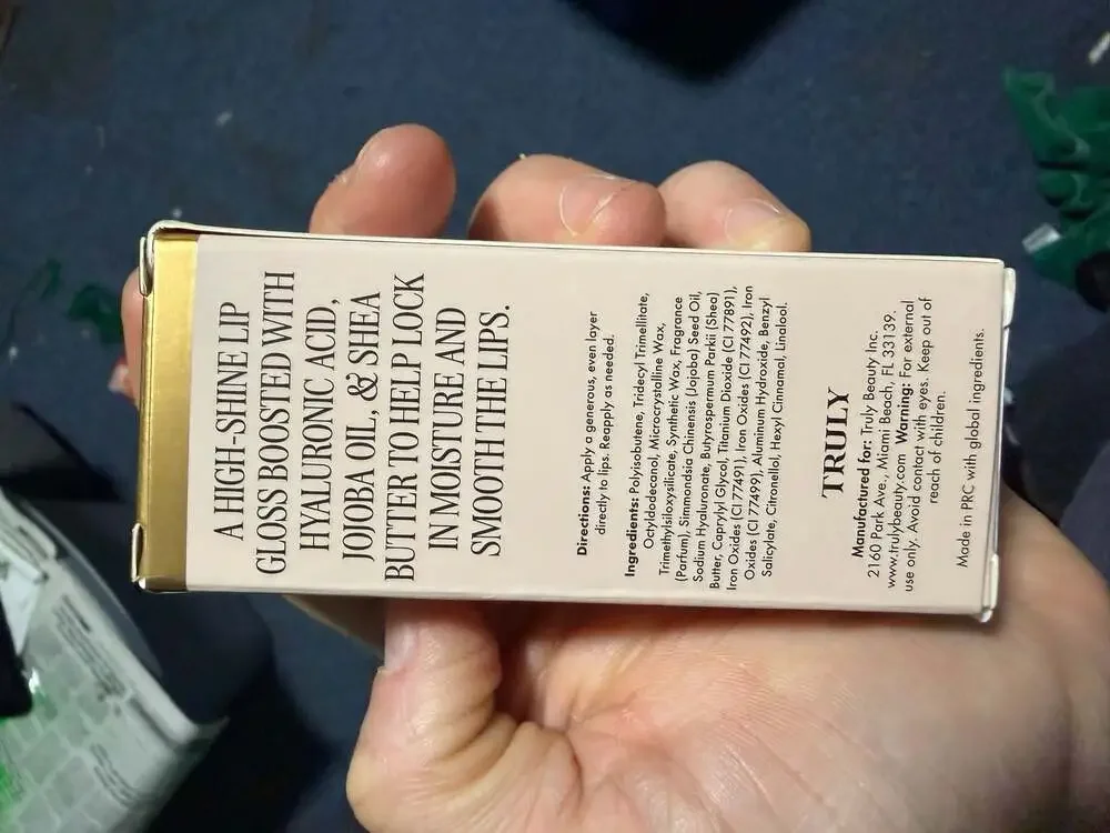#203 Truly Hydrating Lip Gloss with Hyaluronic Acid, Jojoba Oil & Shea Butter